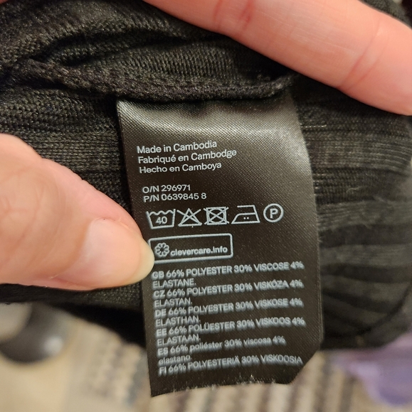 H&M Black Ribbed Dress - Picture 5 of 6